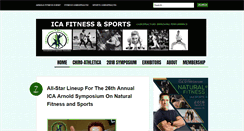 Desktop Screenshot of icafitness.org